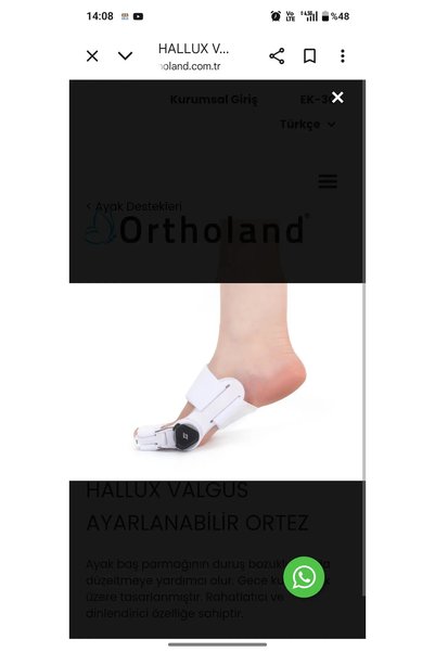 teknotrust Orthotic Adjustable Toe Hallux Valgus Corrector. Thumb Curvature Correction Hallux Valgus Instrument
