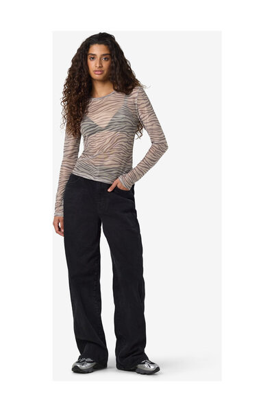 Noisy May NMJUDITH L/S SÍŤKOVÝ TOP JRS LX