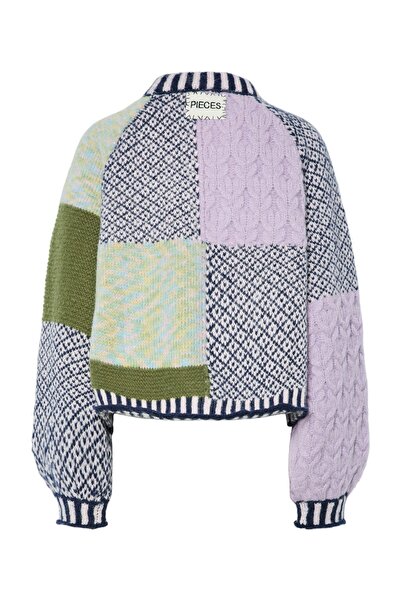 PIECES Πλεκτό μπλουζάκι με ψηλό λαιμό PCREMIX LS