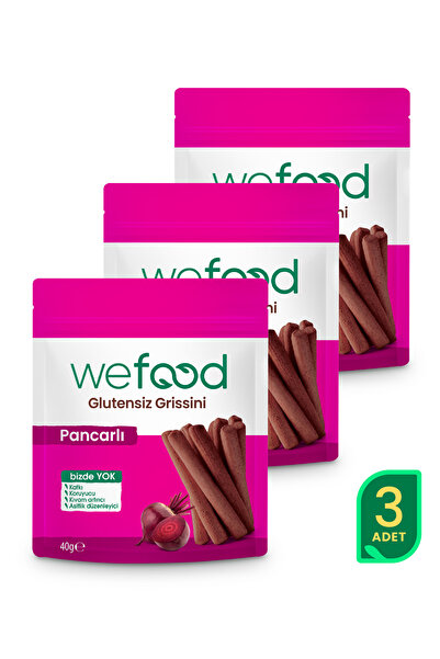 Wefood Glutensiz Grissini Pancarlı 40 g 3'lü