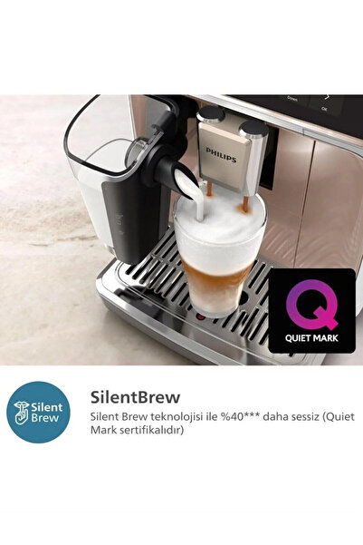 Philips 20 Sıcak ve Soğuk İçecek Tam Otomatik Espresso Kahve Makinesi LatteGO 5500 Serisi EP5543
