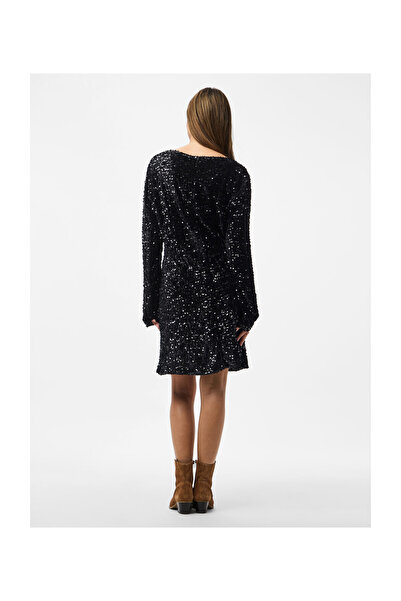 PIECES Pckam Ls V-Neck New Dress Jrs Bc