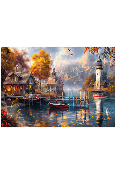 Anatolian Puzzle 1500 Parça Yapboz Puzzle - Gölde Sonbahar 4581
