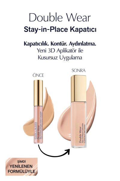 Estee Lauder Kapatıcı - Double Wear Stay-in-Place Concealer - Renk: 3N Medium (Neutral) 12ml