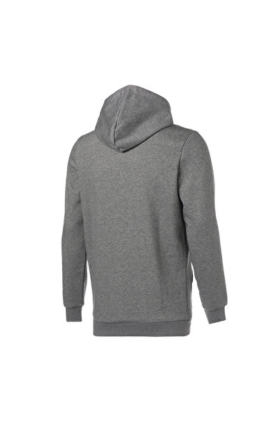 Puma Ess Hoodie Fl m Medium Gray Heather