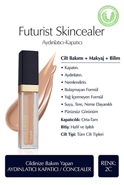 Estee Lauder Futurist Brightening Skincealer - Aydınlatıcı Kapatıcı / Concealer 6ml, Renk: 2C