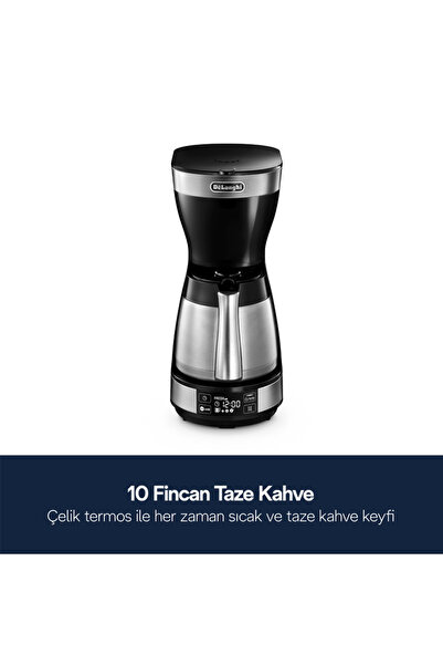 DELONGHİ Icm16731 Filtre Kahve Makinesi Siyah