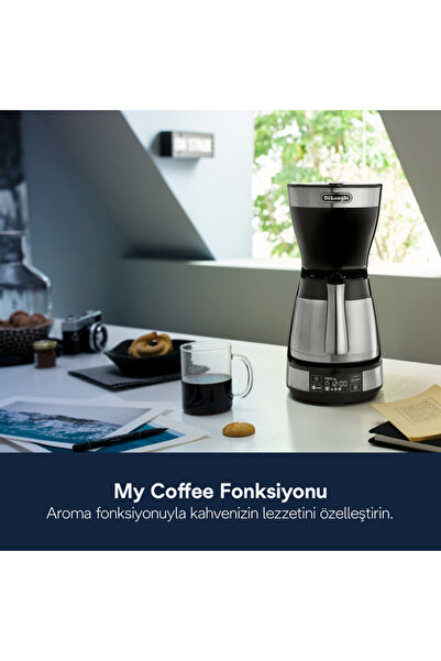 DELONGHİ Icm16731 Filtre Kahve Makinesi Siyah
