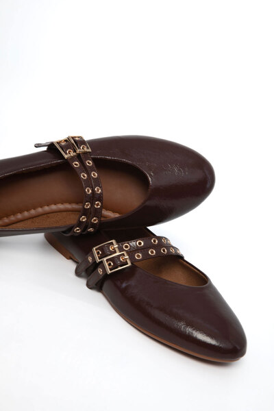 SOHO Brown Women's Ballerinas 20997