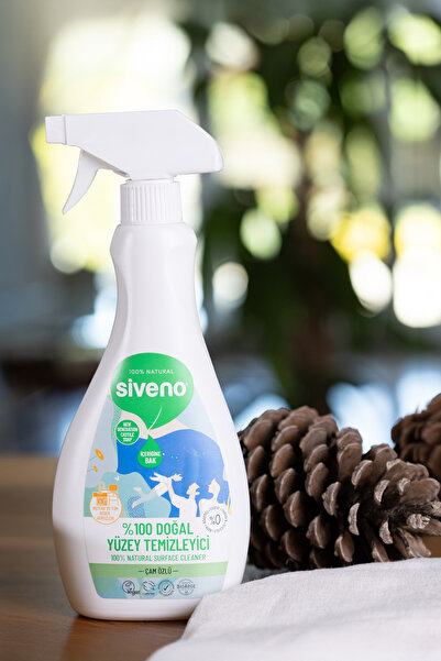 Siveno %100 Doğal Yüzey Temizleyici Bitkisel Leke Çıkarıcı Arındırıcı Mermer Fayans Ahşap Yüzeyler 500 ml