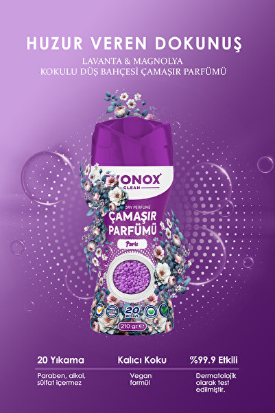 Evonox Clean Granül Çamaşır Parfümü & Çamaşır Yumuşatıcı Paris 210 gr