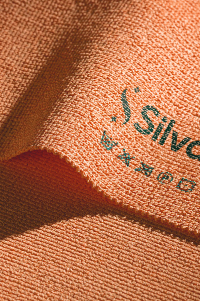 Silva Ultrafiber Premium Multi-Purpose Cloth – Orange (38X35 cm)