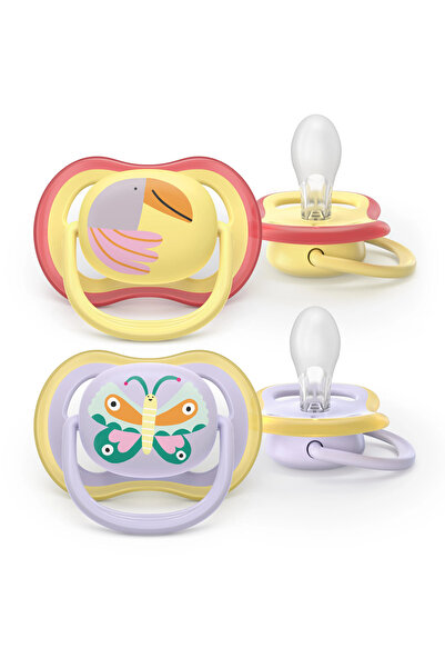 Philips Avent Szett 2 db Philips Avent Ultra Air SCF087/04, fogszabályozás, fara BPA, 0-6 luni, colorat