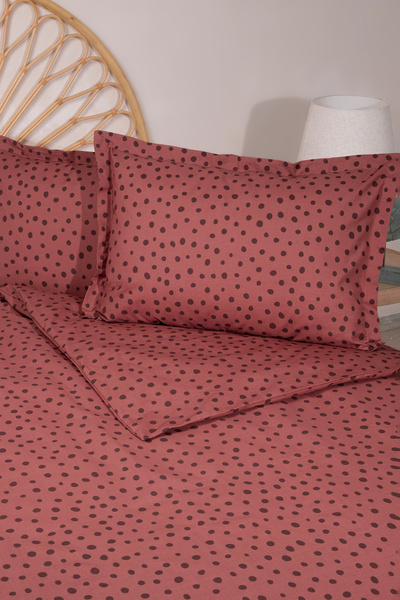 TRENDYOLMİLLA HOME Doppelter gepunkteter Bettbezug mit einfachem Bügeln TPHAW26CKN00016