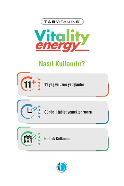 Tabvitamins Vitality Energy Multivitamin Multimineral 60 Tablets