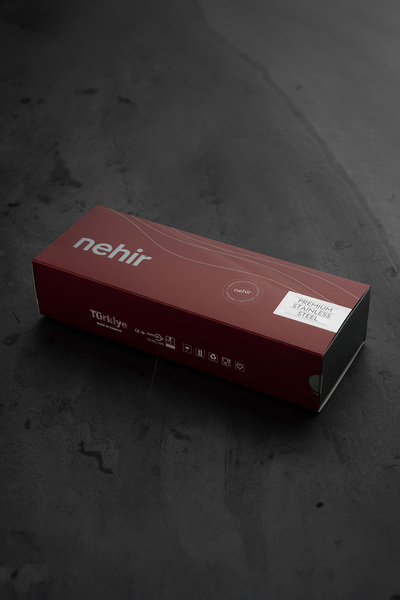 Nehir Sea Plain 6 Piece Stainless Steel Serving Set