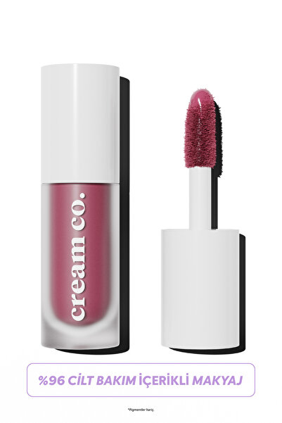 Cream Co. Allık Ruj Göz Farı Glow Tint Rich Berry | Nemlendirici Makyaj | 502 Bordo | Hyaluronik Asit Peptit