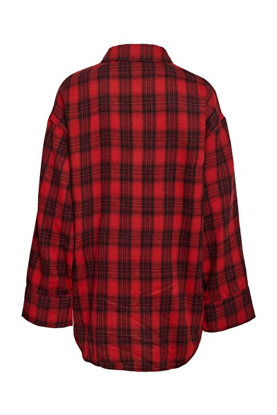 Noisy May NMFRIDA ДЪЛЪГ РЪКАВ ФЛАНЕЛОВА РИЗА WVN