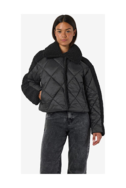 Noisy May NMGEMMA Krátká prošívaná bunda s dlouhými rukávy