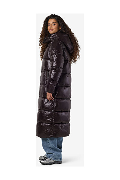 Noisy May NMALLIE Extra Dlouhá Lesklá Prošívaná Bunda DD