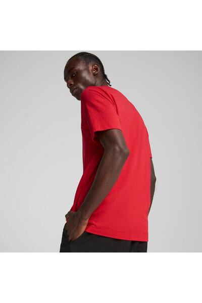 Puma ESS Small Logo Tee For All Time Red