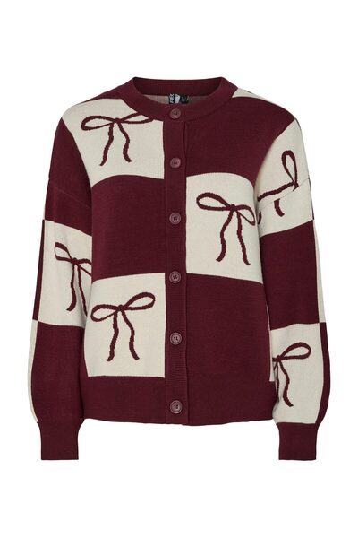 PIECES Pcjette Xmas Ls O-Neck Knit Cardigan