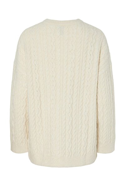 PIECES Pcjisa Ls O-Neck Long Sleeve Knit Bc