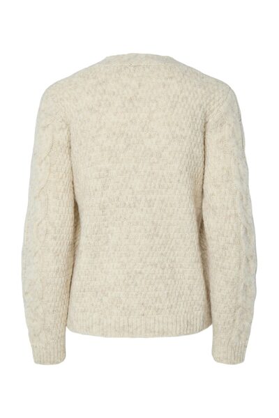 PIECES Pcnina Ls V-Neck Knit Cardigan Noos Bc