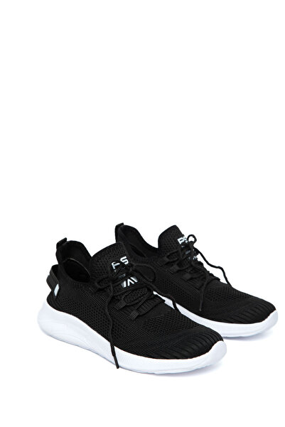 SOHO Black Matte-White Unisex Sneaker 16884
