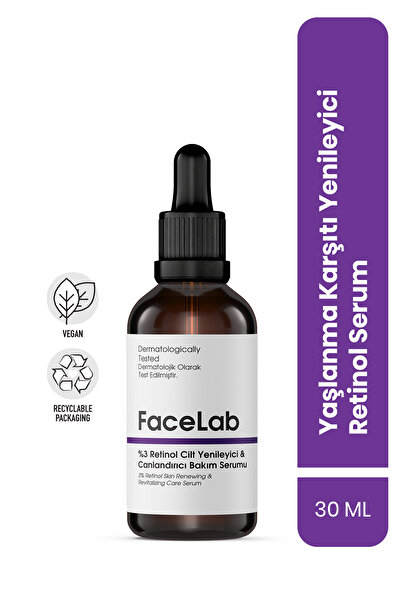 FaceLab Retinol Serum – Yaşlanma Karşıtı & Cilt Yenileyici Bakım