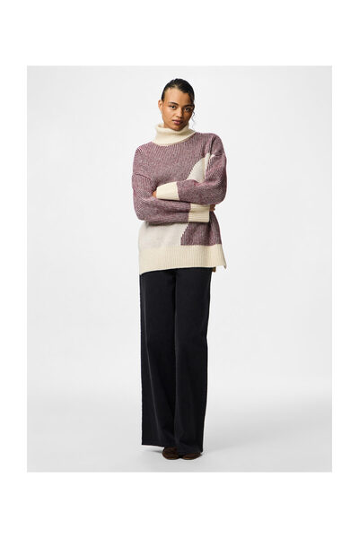 PIECES PCLINNA rolák volného střihu z úpletu PWP BC