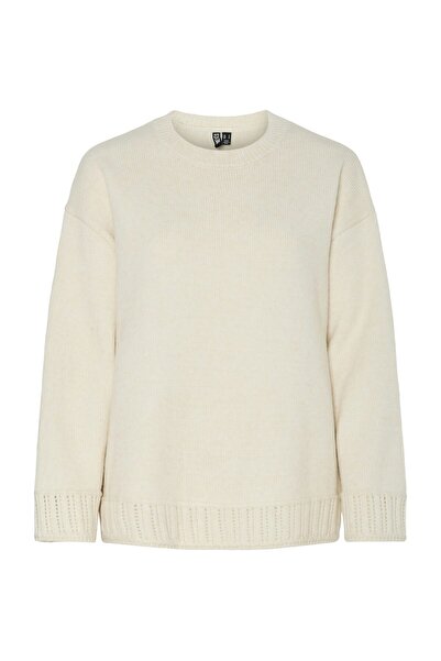 PIECES PCORLY LS O-NECK OVERSIZE KNIT PWP BC