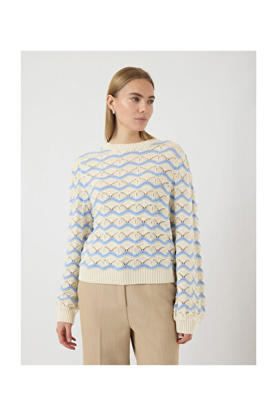 YAS. YASVIMA hosszú ujjú kötött pulóver S.