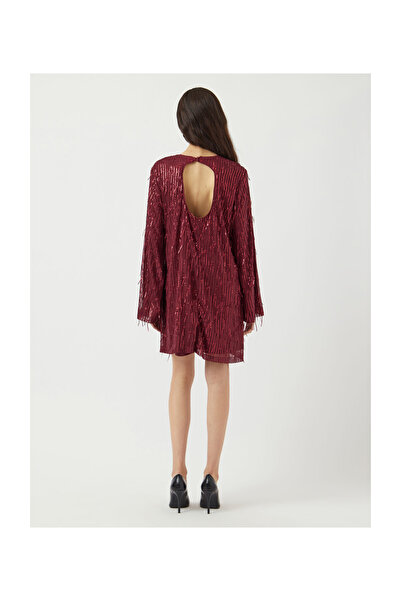 YAS. Yaslantra Ls Sequin Fringe Dress - Show
