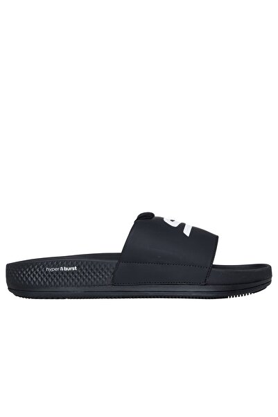 SKECHERS Sketchers Men's Logo Detail Slip-On Slides - ARCH FIT HYPER SLIDE
