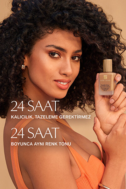 Estee Lauder Doğal ve Mat Bitişli - Double Wear Stay-in-Place Fondöten SPF 10 ( 1N0 Porcelain ) - 30 ml