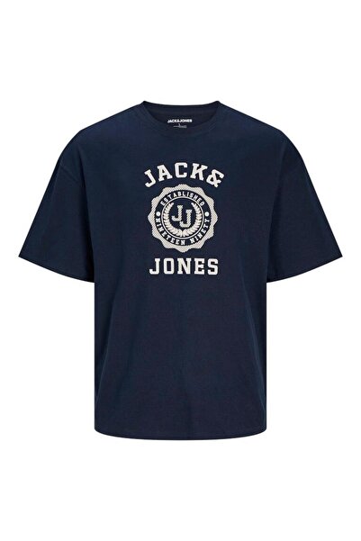 Jack & Jones تي شيرت رجالي دائري محبوك