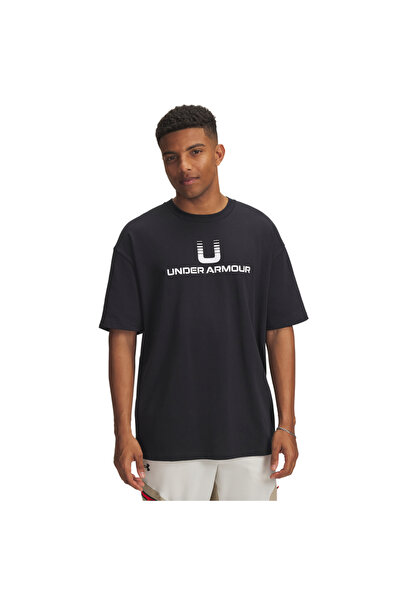 Under Armour Ανδρικό μπλουζάκι μαύρο Ua Hwt U Logo Ss 6005150-001