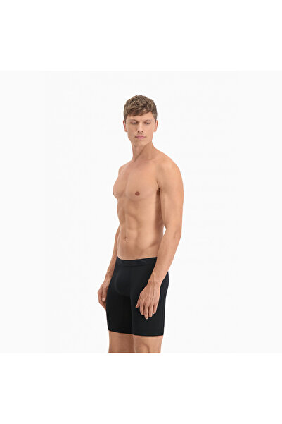 Puma Sport Microfiber Long Boxer 2P Black