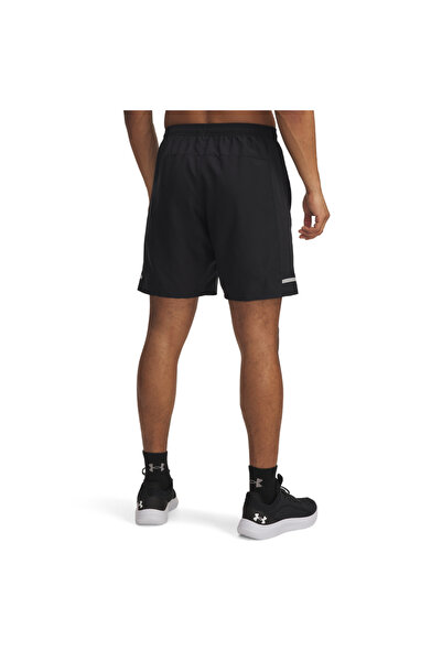Under Armour 6005117-001-Ua Tech Utility Shorts Black Elastic Waist Regular Straight Men's Shorts