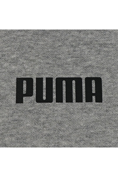 Puma Ess Hoodie Fl m Medium Gray Heather