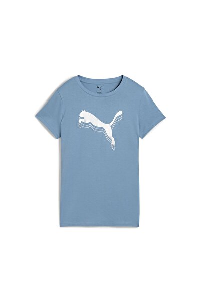 Puma ESS METALLIC Tee Cool Blue-metallic silv