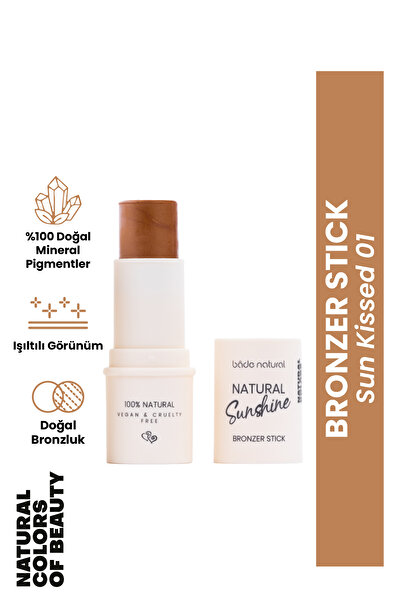 Bade Natural Bronzer Stick Sun Kissed 01 %100 Doğal