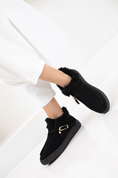 SOHO Black Suede Women's Boots & Booties 21133