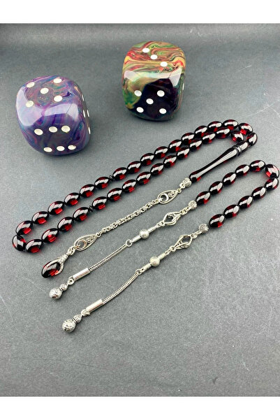 KEHRİBARGRAM Sürmeli Kehribar Tesbih Ve Zaza Set