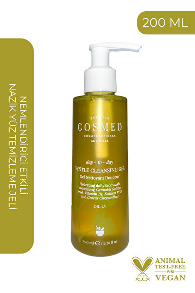 COSMED Day-to-day Gentle Cleansing Gel - Yüz Temizleme Jeli - Karma Cilt Yıkama Jeli 200 Ml