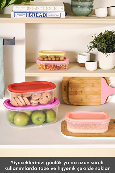 Karaca Mila 5-Piece Storage Container Colorful