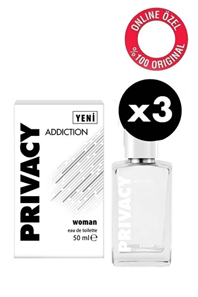 Privacy Woman Addiction Edt Kadın Parfüm 3x50 ml