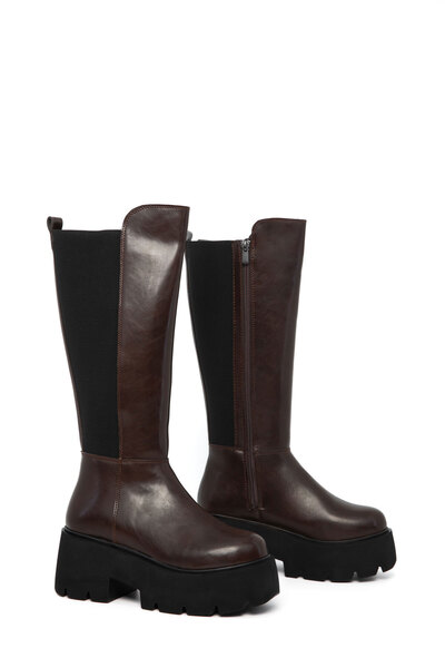 SOHO Hnědé dámské boty 19945