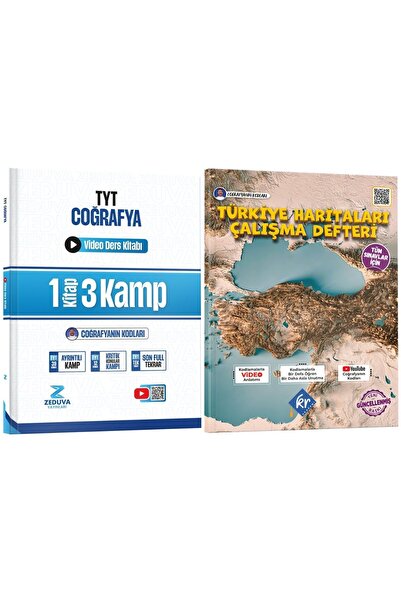 KR Akademi Yayınları Coğrafyanın Kodları Tyt Coğrafya 1 Kitap 3 Kamp Video De...